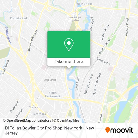 Di Tolla's Bowler City Pro Shop map