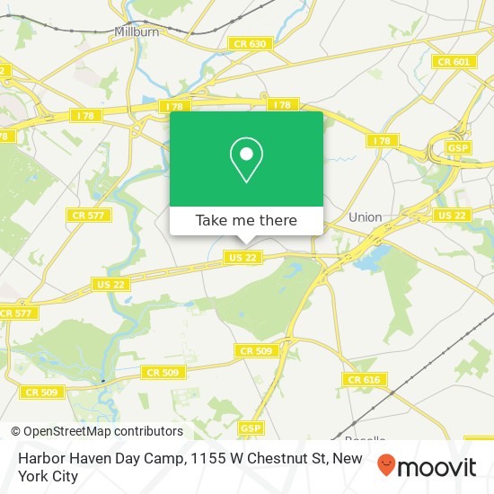 Mapa de Harbor Haven Day Camp, 1155 W Chestnut St