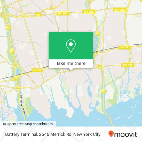 Battery Terminal, 2546 Merrick Rd map