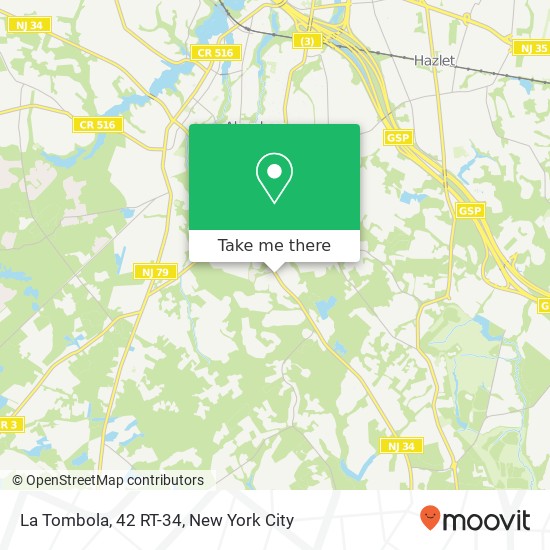 La Tombola, 42 RT-34 map