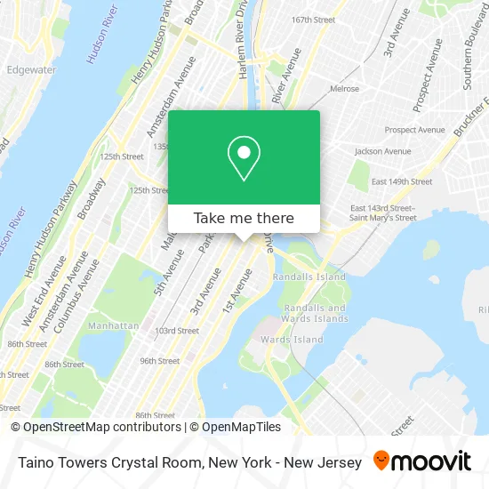 Taino Towers Crystal Room map