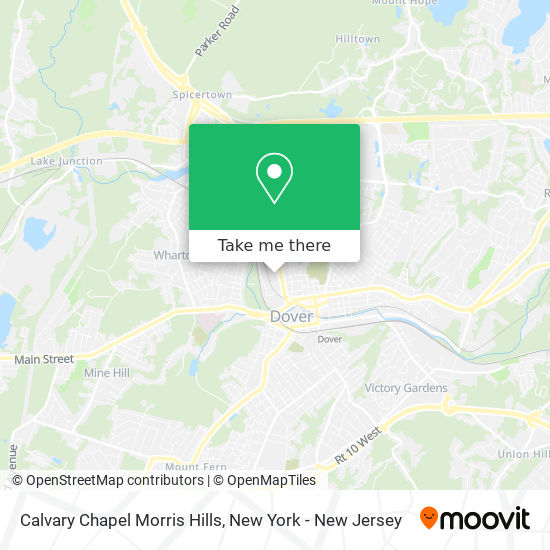 Calvary Chapel Morris Hills map