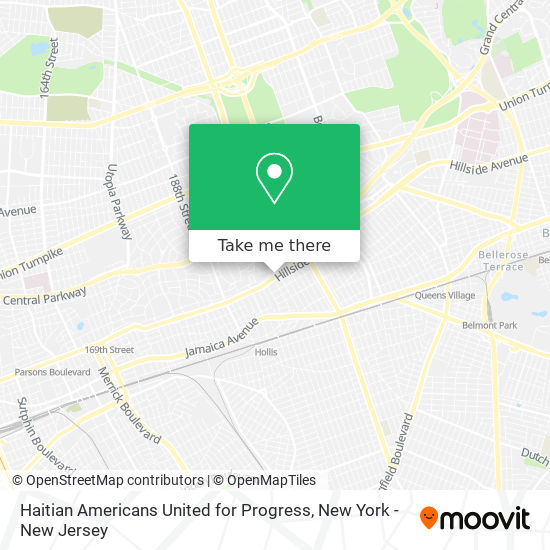 Mapa de Haitian Americans United for Progress