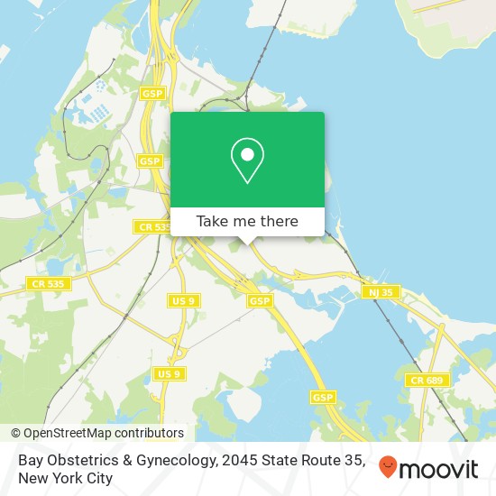 Mapa de Bay Obstetrics & Gynecology, 2045 State Route 35