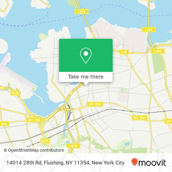 14014 28th Rd, Flushing, NY 11354 map