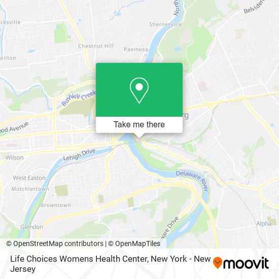 Life Choices Womens Health Center map