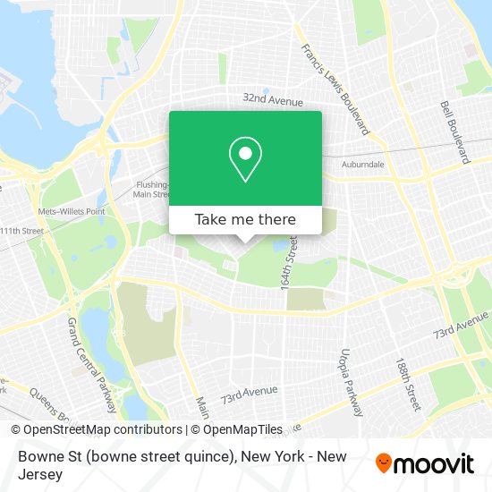 Mapa de Bowne St (bowne street quince)
