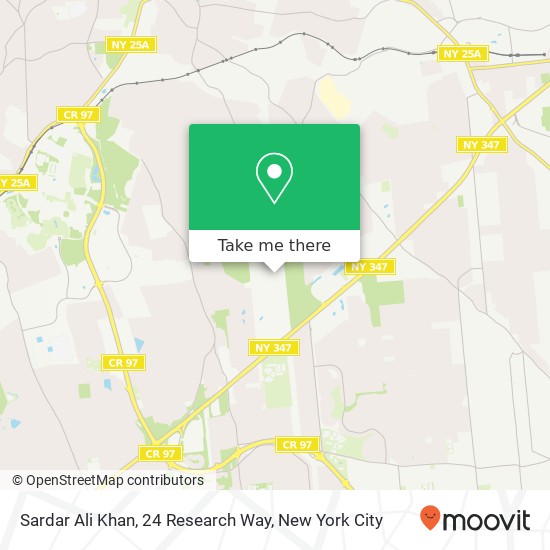 Mapa de Sardar Ali Khan, 24 Research Way