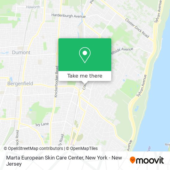 Marta European Skin Care Center map