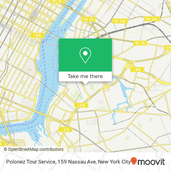 Mapa de Polonez Tour Service, 159 Nassau Ave
