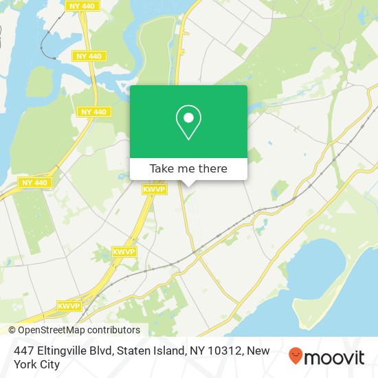 447 Eltingville Blvd, Staten Island, NY 10312 map