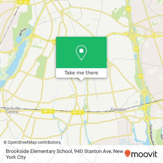 Brookside Elementary School, 940 Stanton Ave map