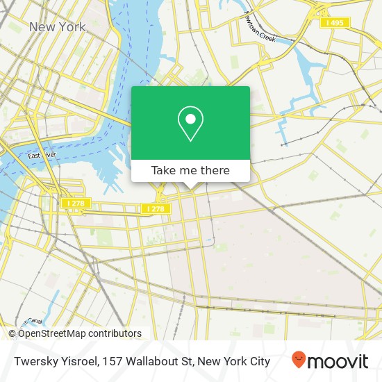 Twersky Yisroel, 157 Wallabout St map