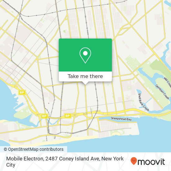 Mobile Electron, 2487 Coney Island Ave map