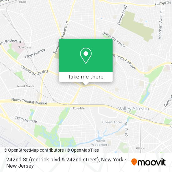 Mapa de 242nd St (merrick blvd & 242nd street)