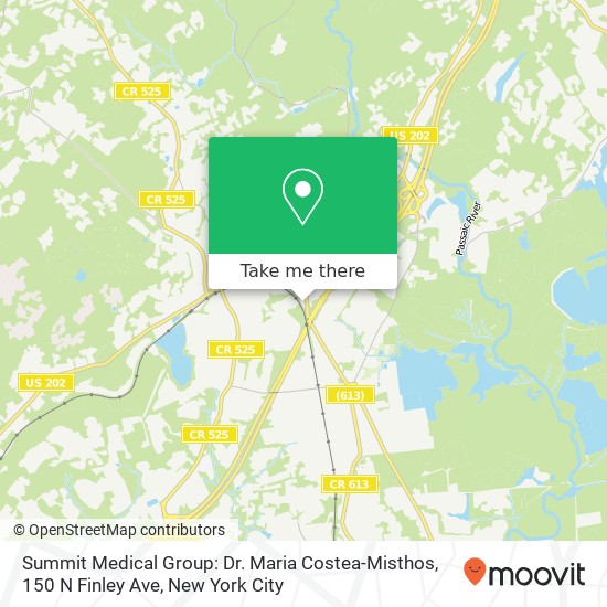 Mapa de Summit Medical Group: Dr. Maria Costea-Misthos, 150 N Finley Ave
