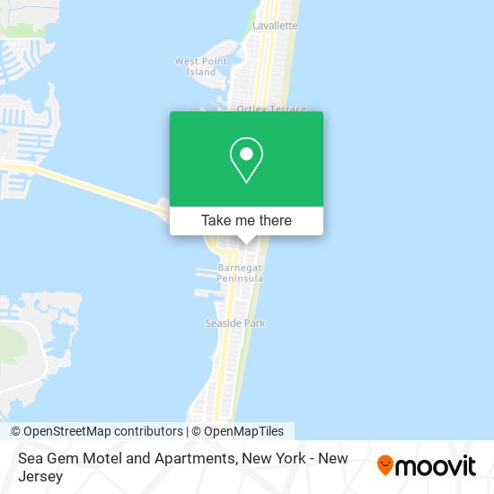 Sea Gem Motel and Apartments map