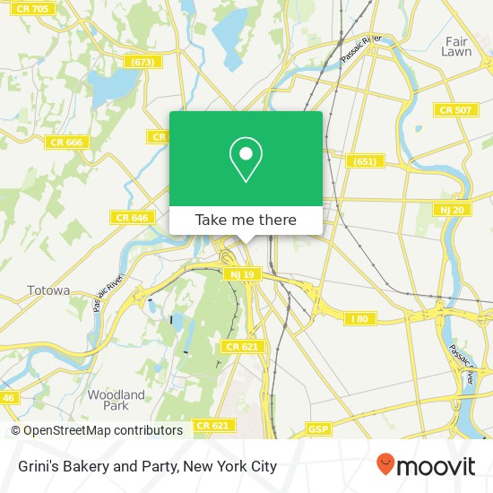 Mapa de Grini's Bakery and Party