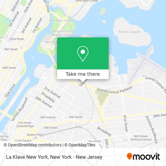 La Klave New York map