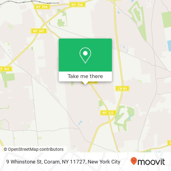 9 Whinstone St, Coram, NY 11727 map