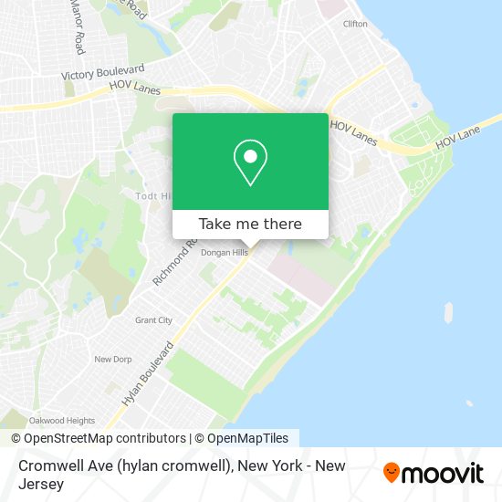 Mapa de Cromwell Ave (hylan cromwell)