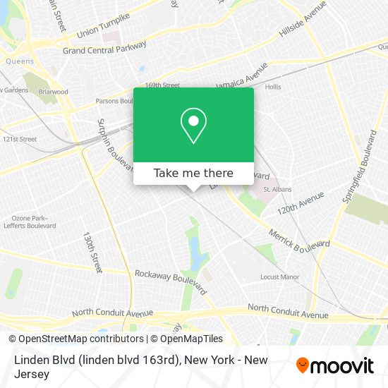 Linden Blvd (linden blvd 163rd) map