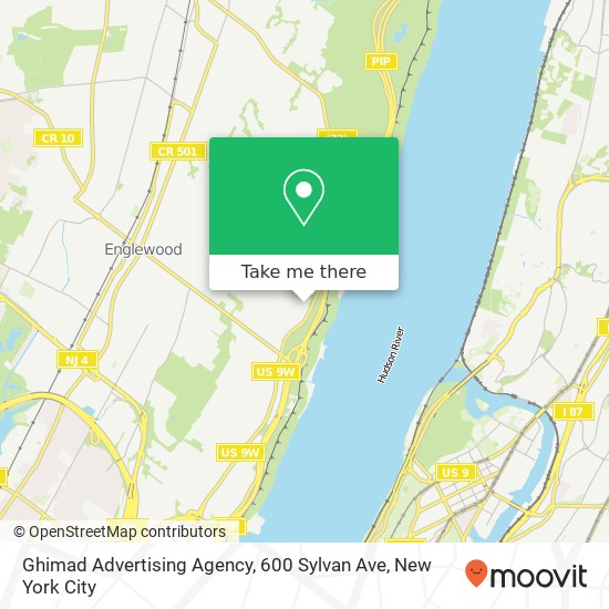 Mapa de Ghimad Advertising Agency, 600 Sylvan Ave