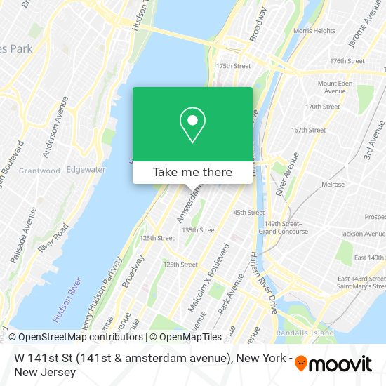 Mapa de W 141st St (141st & amsterdam avenue)