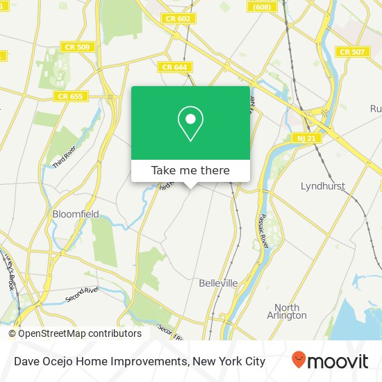 Dave Ocejo Home Improvements, 108 Passaic Ave map