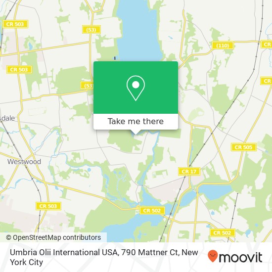 Umbria Olii International USA, 790 Mattner Ct map