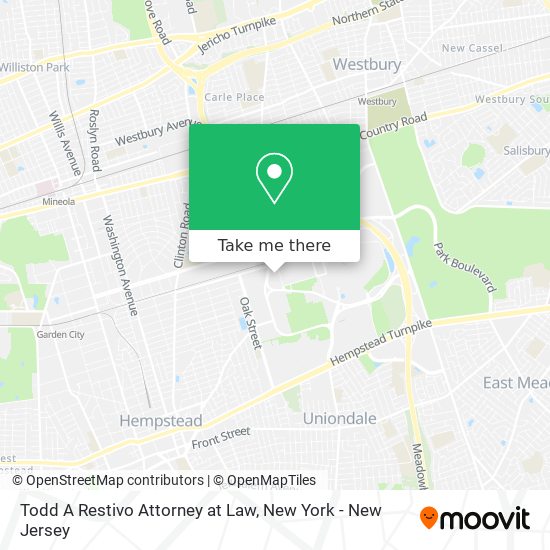 Mapa de Todd A Restivo Attorney at Law