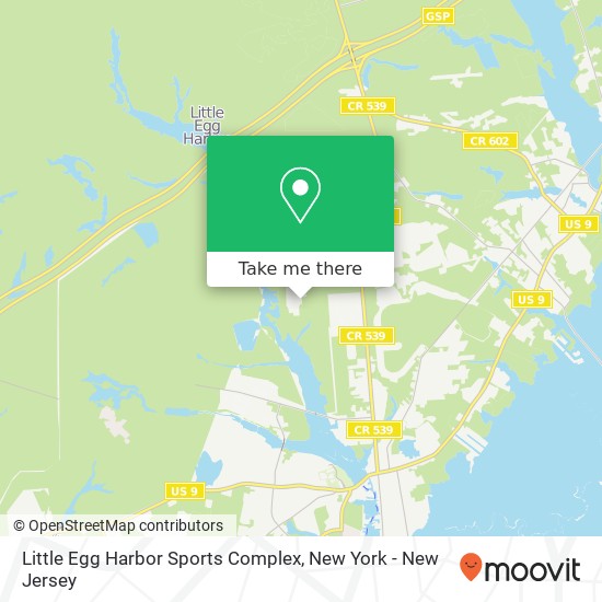 Little Egg Harbor Sports Complex, Tuckerton, NJ 08087 map