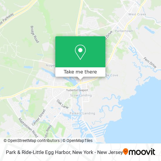 Park & Ride-Little Egg Harbor map
