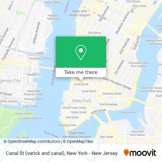 Mapa de Canal St (varick and canal)