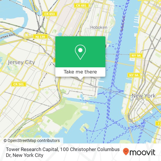 Tower Research Capital, 100 Christopher Columbus Dr map