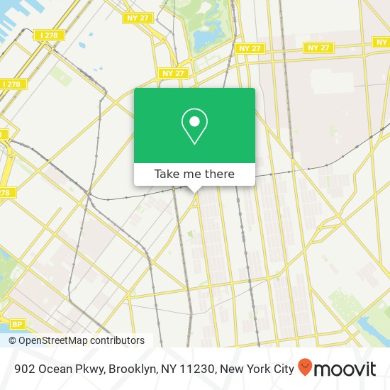 902 Ocean Pkwy, Brooklyn, NY 11230 map