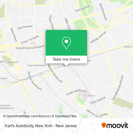 Mapa de Karl's Autobody