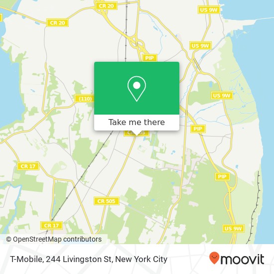 Mapa de T-Mobile, 244 Livingston St