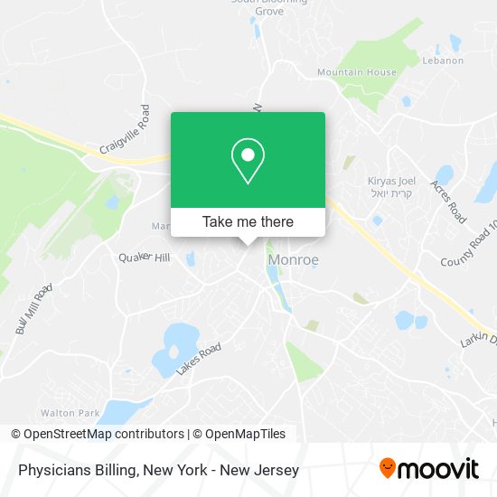 Physicians Billing map