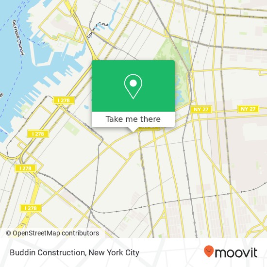 Buddin Construction map
