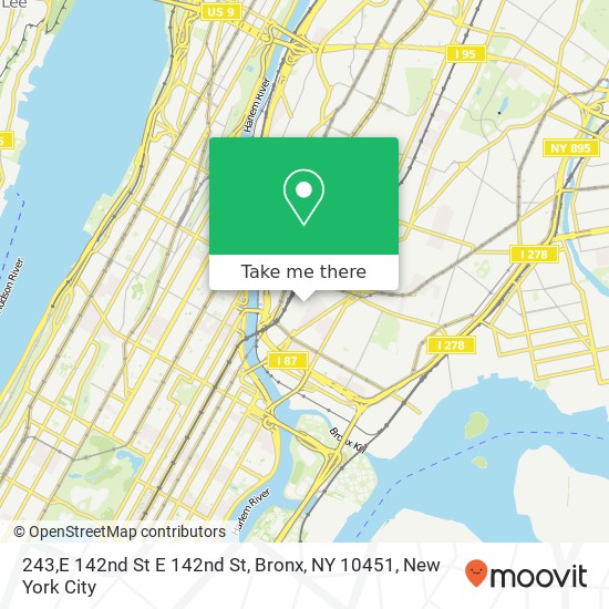 243,E 142nd St E 142nd St, Bronx, NY 10451 map