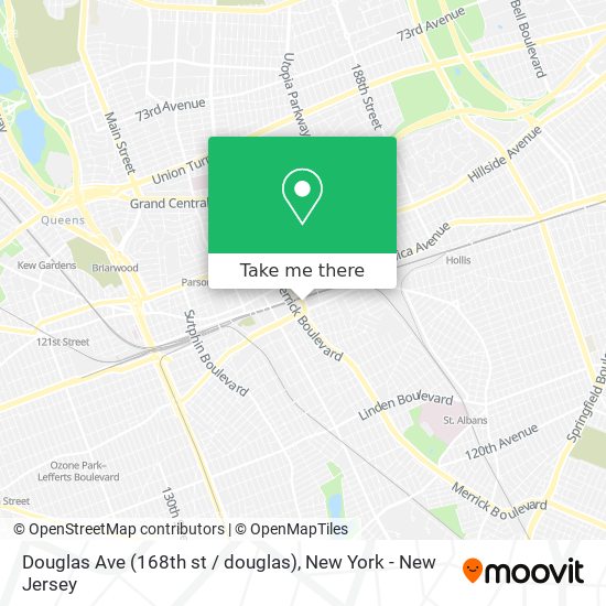 Douglas Ave (168th st / douglas) map