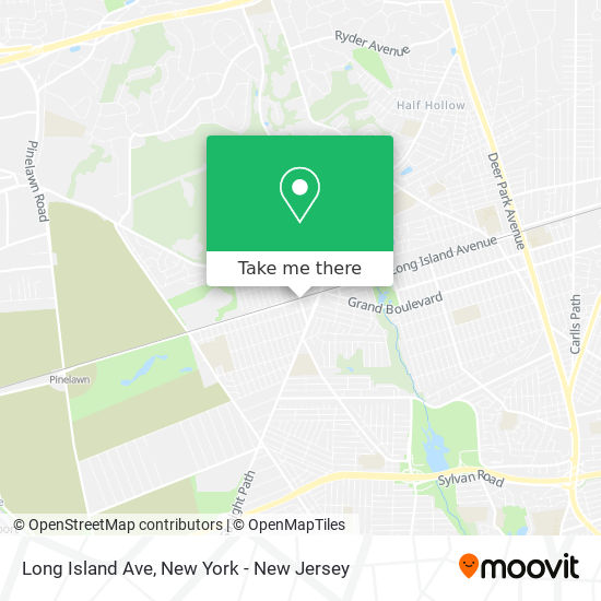 Mapa de Long Island Ave