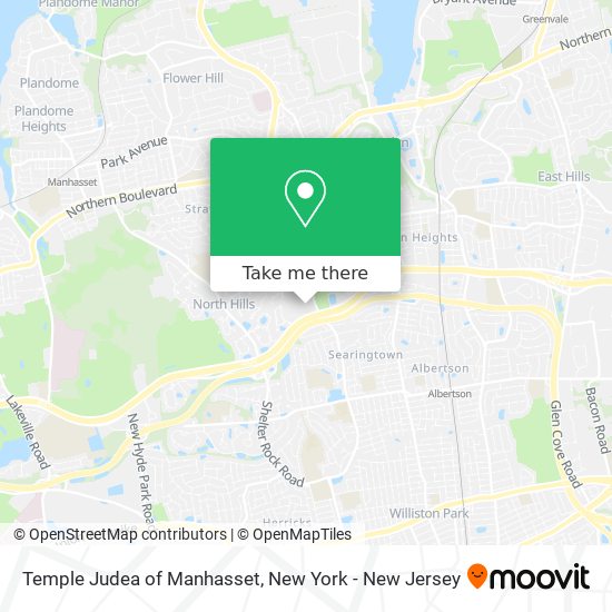 Mapa de Temple Judea of Manhasset