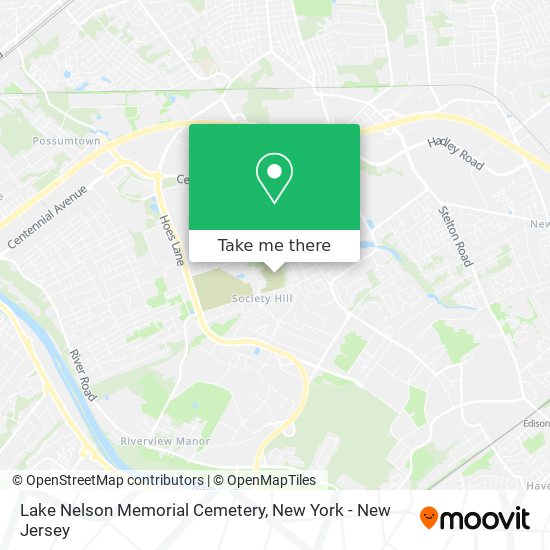 Lake Nelson Memorial Cemetery map