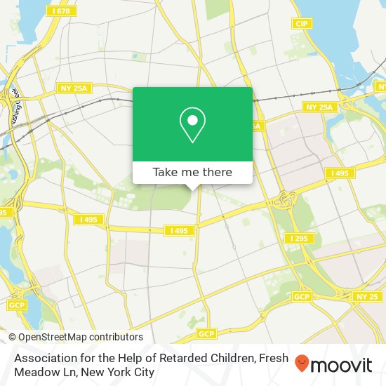 Association for the Help of Retarded Children, Fresh Meadow Ln map