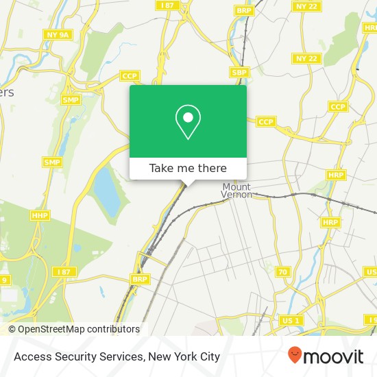 Mapa de Access Security Services