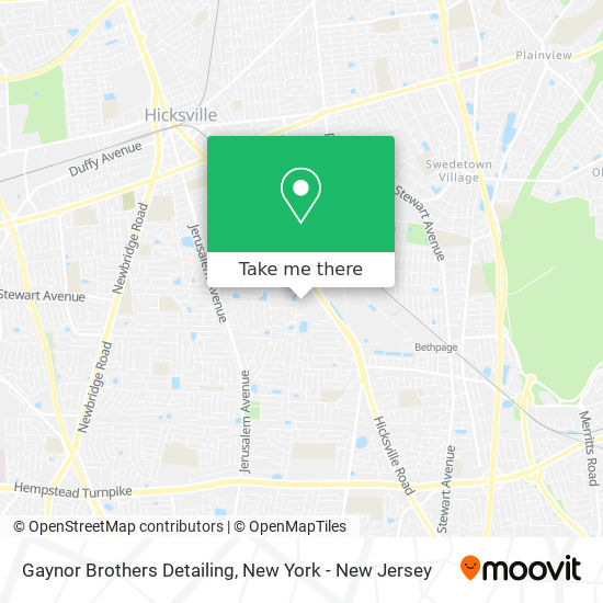 Mapa de Gaynor Brothers Detailing