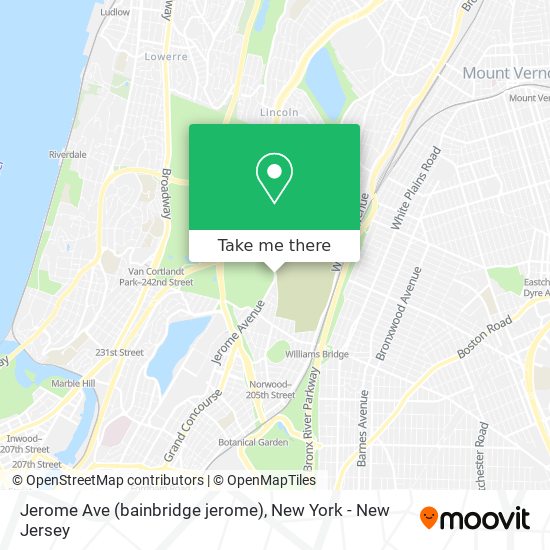 Mapa de Jerome Ave (bainbridge jerome)
