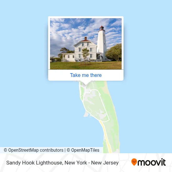 Sandy Hook Lighthouse map